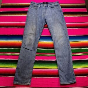 DUER DU/ER Jeans Men 30x32 L2X Relaxed Taper Med Wash Blue Denim *READ